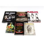 Iron Maiden Books, thirteen books comprising Hardbacks: On Board Flight 666 (2 copies), Monsters