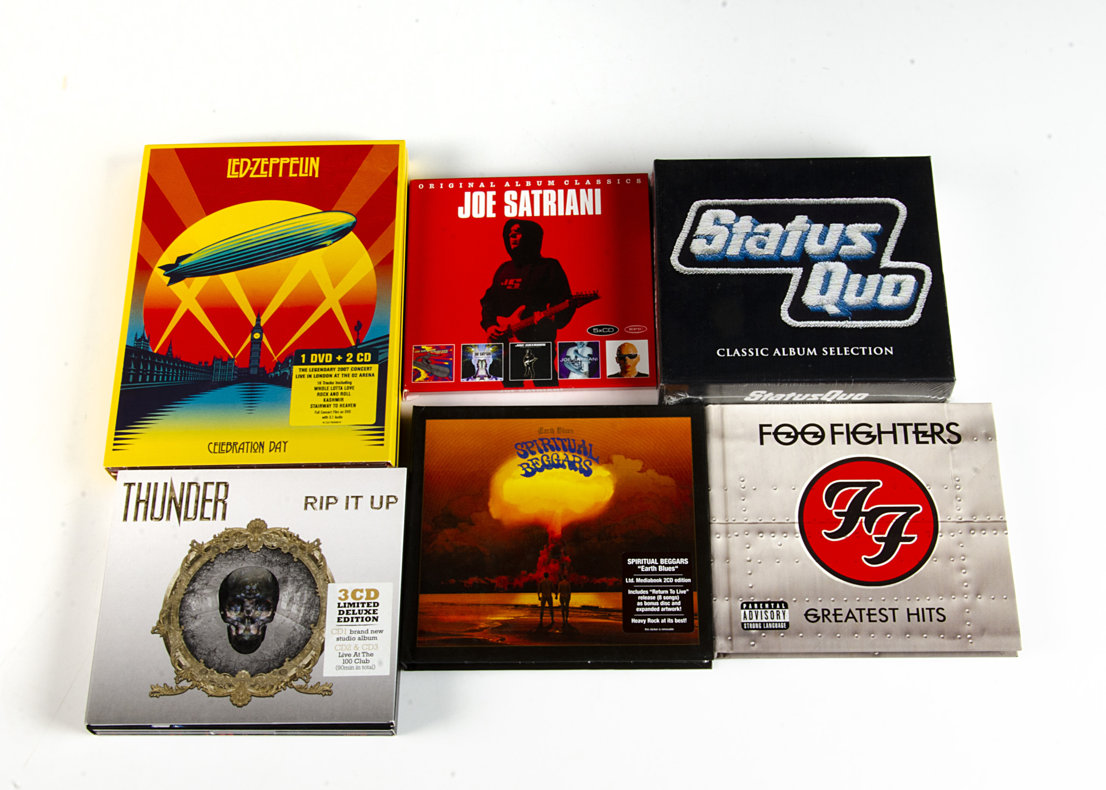 Rock CDs and Box Sets, approximately fifty-five CDs and Box Sets of mainly Classic Rock with artists