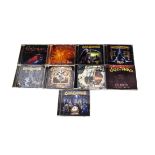 Metal CDs, approximately sixty CDs of mainly Death, Black and Prog Metal with artists comprising