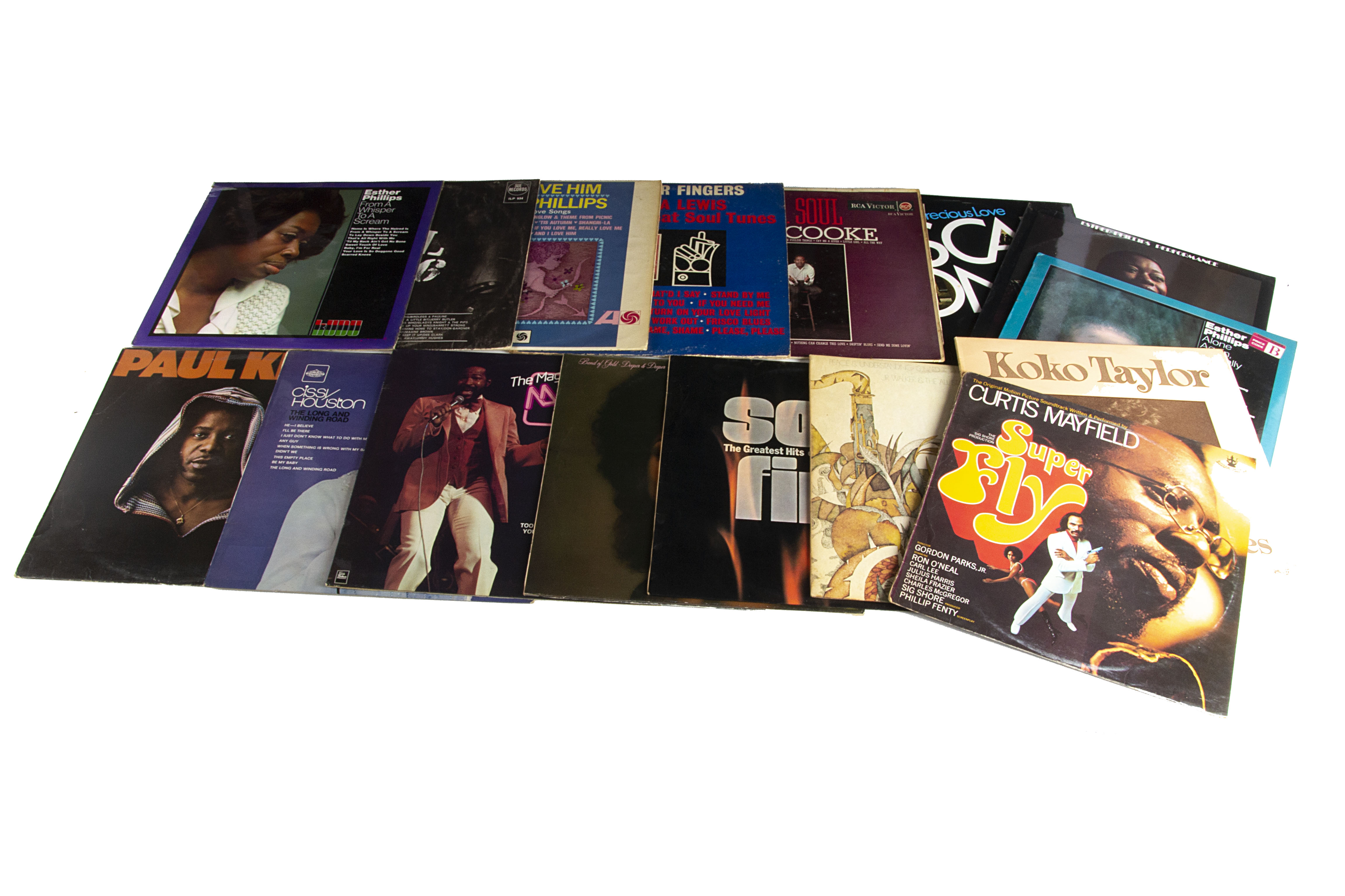 Soul LPs, sixteen albums of mainly Soul with artists comprising Esther Phillips, Oscar Toney Jr,