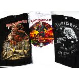 Iron Maiden Tour 'T' Shirts, six Iron Maiden 'T' shirts - 2 x Somewhere Back in Time World tour ),