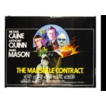 UK Quad Posters, fifteen UK quads, mainly Thriller and Comedies comprising The Marseille Contract,