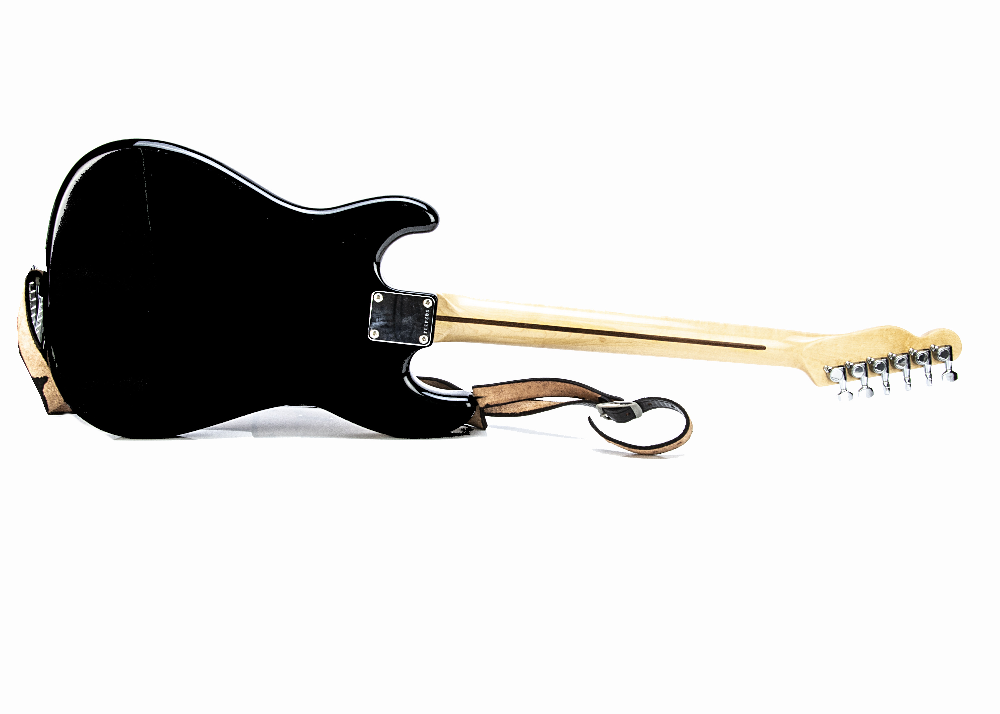 Squier Electric Guitar, a Squier 'Bullet' electric guitar by Fender, made in Japan, with strap, lead - Image 4 of 5