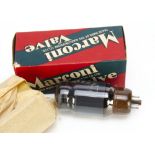 Marconi Valve KT 66, one Marconi Valve KT 66 in original box stamped KT 66 SA Z and GEC Made in