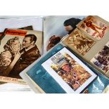 Errol Flynn / Objective Burma, two large folders containing a mass of information and memorabilia