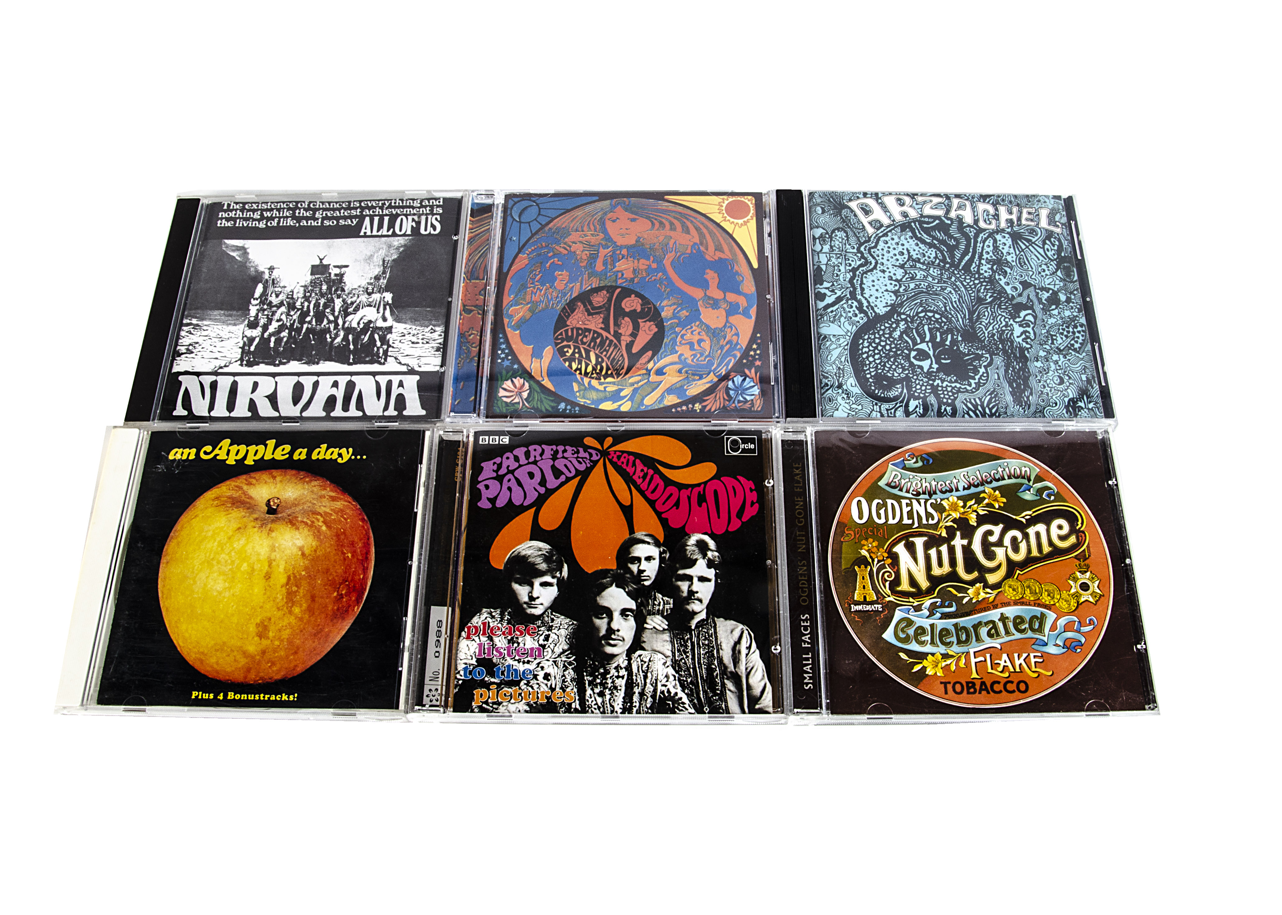 Psychedelic Rock CDs, twenty CDs of mainly Psychedelic Rock with artists including Art, Nirvana,