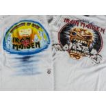 Iron Maiden 'Monsters of Rock' 'T' Shirts, two Iron Maiden 'T' shirts - Monsters of Rock with
