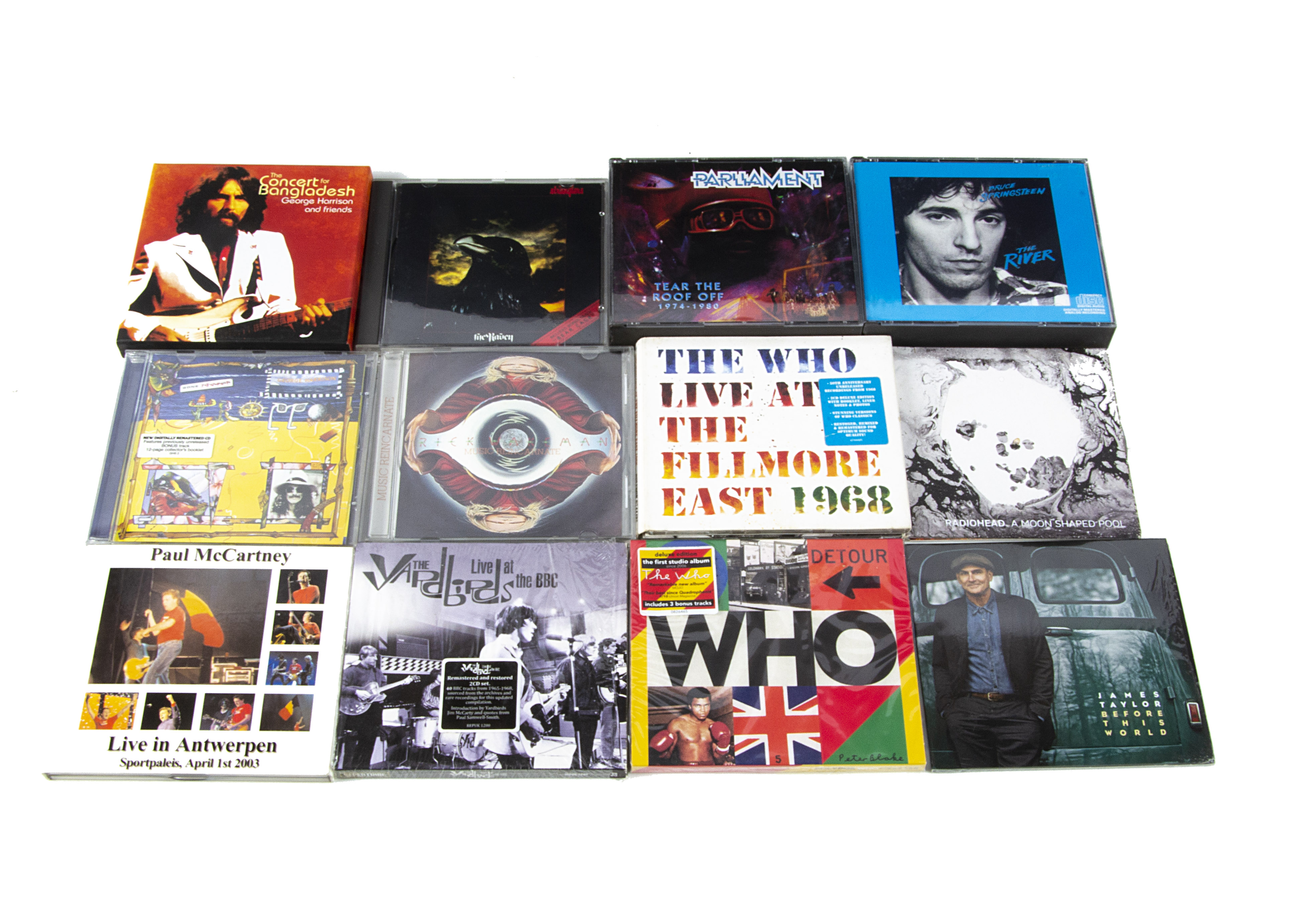 Rock CDs, approximately forty CDs of mainly Rock with artists including Radiohead, Pink Floyd, the