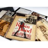 Errol Flynn Scrap Books, a number of interesting folders containing numerous press cuttings,