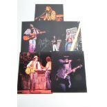 Neil Young / Signature / Bridge School, set of five limited edition prints of Neil Young live