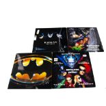 Batman Laser Discs, four Batman laser discs including Batman, Batman and Robin, Batman Forever and