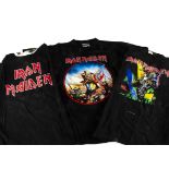 Iron Maiden 'T' Shirts, five Iron Maiden 'T' shirts including A Matter of Life and Death on