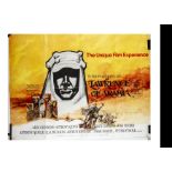 Lawrence of Arabia UK Quad Poster, Lawrence Of Arabia UK Quad cinema poster, with poster artwork