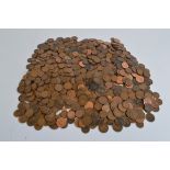 A large quantity of British and Commonwealth copper coins, including Victorian, George V, George