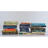 A quantity of assorted naval related books ,including Jane's fighting ships 1964-65, 1979-80, 1983-