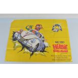Two Walt Disney Herbie Quad film posters, Herbie Goes To Monte Carlo and Herbie Rides Again (2)