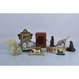 A good mixed lot of collectables, including a Huntley and Palmer Chinese Jar biscuit tin, a