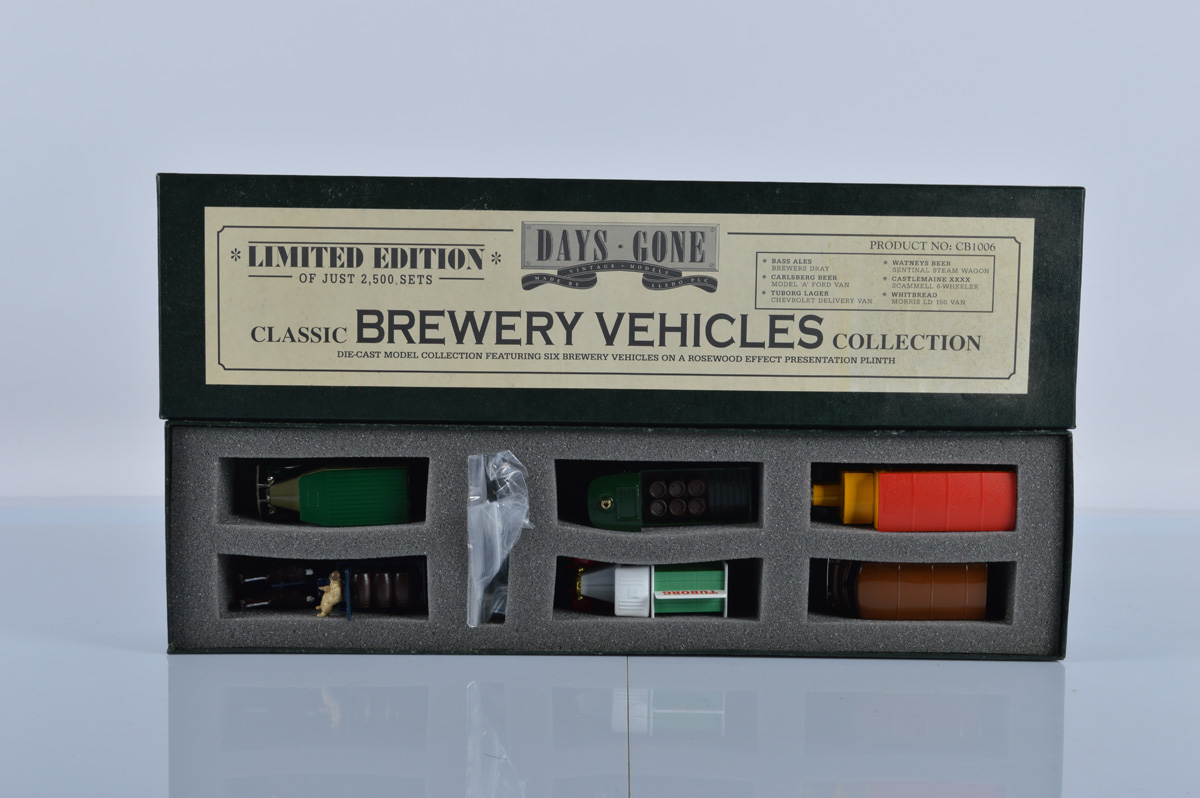 A Lledo Days Gone Classic Brewery Vehicles Collection limited edition set, CB1006, boxed.