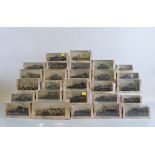 A collection of Atlas Edition tank models, all in plastic display cases, with related paperwork,