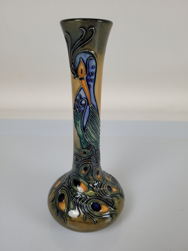 Moorcroft "Flames of the Phoenix" vase, designed by Rachel Bishop 21cm tall.