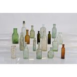 Seventeen Black Country and Continental bottles, of various sizes and conditions. Including a