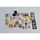 A mixed lot of Masonic jewels and badges, including Anniversary of The Great Lodge jewels, steward