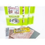 Metcalfe N Gauge Card Kits and other items, PN148 Tapered Retaining Walls, PN146 Railway Bridge,