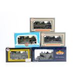 OO Gauge BR Tank Locomotives, a boxed group Bachmann 31-454 Ivatt Class 41286 in black livery,