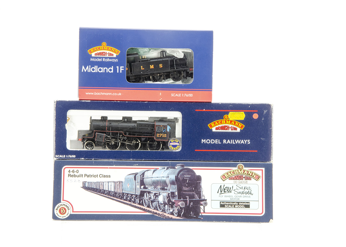 Bachmann 00 Gauge LMS black Steam Locomotives, 31-433 Midland Class 1F 0-6-0 Tank 1739, 31-201