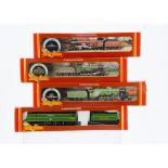 Hornby (Margate) Steam Locomotives and Tenders, four boxed examples, R374 Battle of Britain class