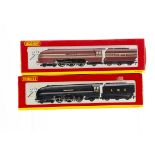 Hornby 00 Gauge LMS Coronation Class Streamline Locomotives and Tenders and three Train Pack