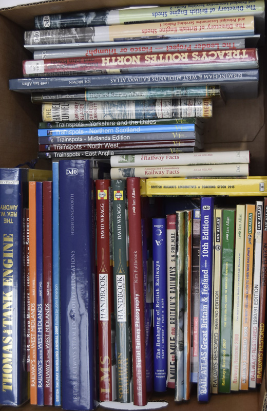 Various British Railway Books, including 'Railways in the W Midlands' vols 1-3 (Wild Swan), BR Steam