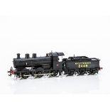 A Kit-built 00 Gauge ex-LBSCR 'C2x' class 0-6-0 Locomotive and Tender, from a Nu-cast white-metal