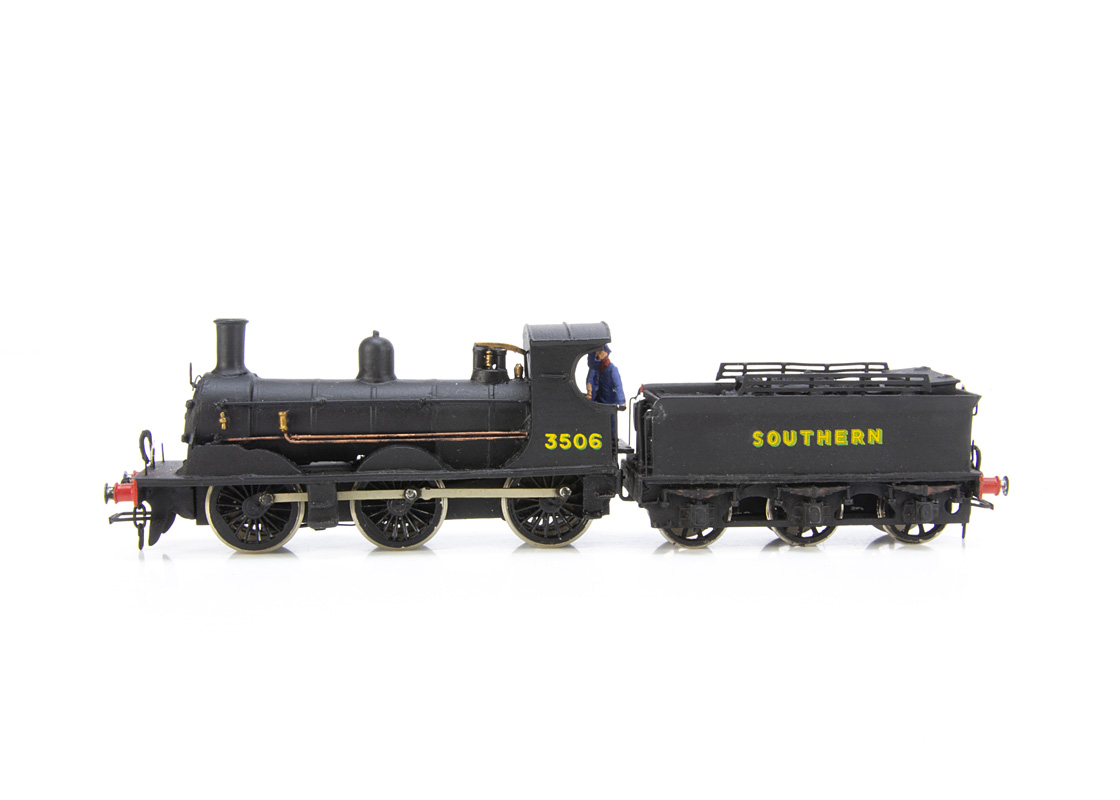 A Kit-built 00 Gauge Ex-LSWR '0395' 'Ilfracombe Goods' class 0-6-0 Locomotive and Tender, from an