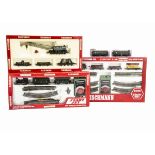 Fleischmann HO Gauge Starter Sets and Crane Set, two boxed sets 6325 includes tank locomotive