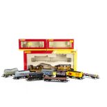 Hornby (China) OO Gauge Goods Wagons, an unboxed collection includes six Fothergill Brothers tank