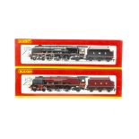 Hornby 00 Gauge LMS Duchess Class 4-6-2 Locomotives and Tenders, R2230 maroon 6230 'Duchess of