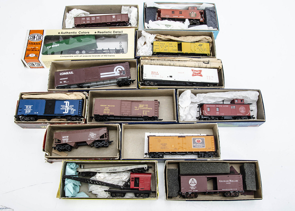 American HO Gauge Goods Wagons, various examples includes kit made examples in boxes Athearn (10), - Image 3 of 3