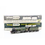Wrenn 00 Gauge Castle Class Locomotives, No 2221 BR green 4075 'Cardiff Castle', in early box with