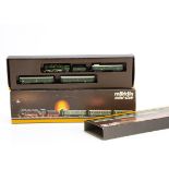 Märklin Mini Club Z Gauge Steam Trains, two boxed sets each with a locomotive, tender and coaches,