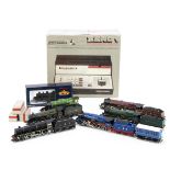 OO Gauge Steam Locomotives and Zero 1Control Unit, a boxed Bachmann 31-450 Ivatt tank locomotive