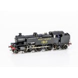 A Kit-built 00 Gauge SR Maunsell 'W' class 2-6-4 Tank Locomotive, from a Crownline Models brass kit,