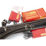 Large collection of Tri-ang and Tri-ang Hornby 00 Gauge Super 4 Track including points 3rd Radius