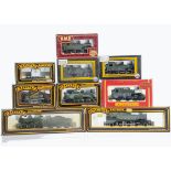 OO Gauge GWR Steam Locomotives and Goods Wagons, a boxed group comprising Mainline 54156 2301 Dean