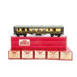 Boxed Hornby-Dublo 00 Gauge Super Detail BR Pullman Coaching Stock, all in Pullman umber/cream,