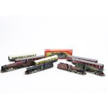 Hornby (Margate) OO Gauge Steam Locomotives and Coaches, a mainly unboxed group includes Tri-ang