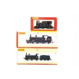 Hornby (China) 00 Gauge BR black Steam Locomotives, R3334 4-4-2 Adams Radial 30582, R3232 0-6-0