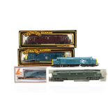 OO Gauge Diesel Locomotives, three boxed examples Lima 20 5122 Western Renown in BR blue livery,