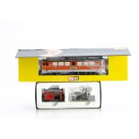 Brawa HO Gauge Electric Locomotive and Bemo HO Gauge Track Maintenance Vehicle, a boxed E42 Swiss