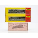 Hornby Minitrix and kit-built N Gauge BR green Steam Locomotives and Tenders, 203 Class 8F 1-10-0